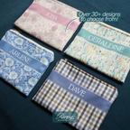 BUNDLE - Personalized Handbag & Flat Travel Pouch